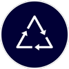 Recycling symbol promoting sustainability on MSC Cruises | MSC Cruises Recycling symbol promoting sustainability on MSC Cruises | MSC Cruises