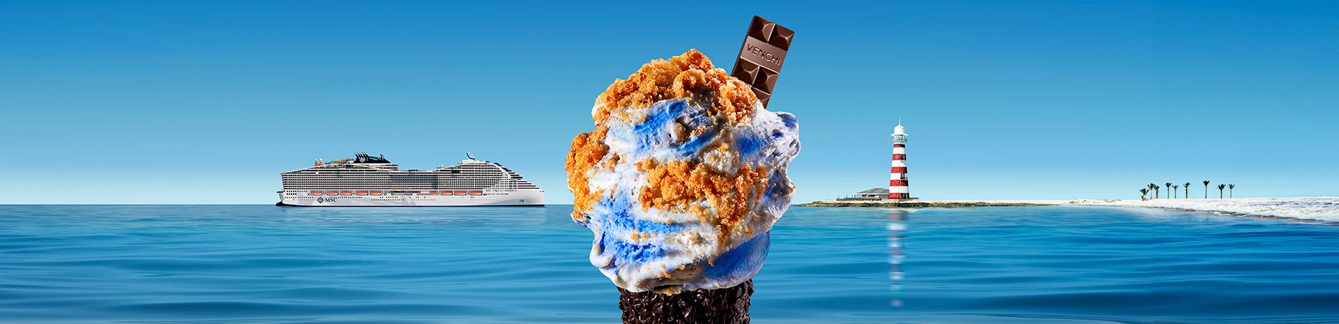 Crunchy Waves MSC gelato - Venchi chocogelateria | MSC Cruises