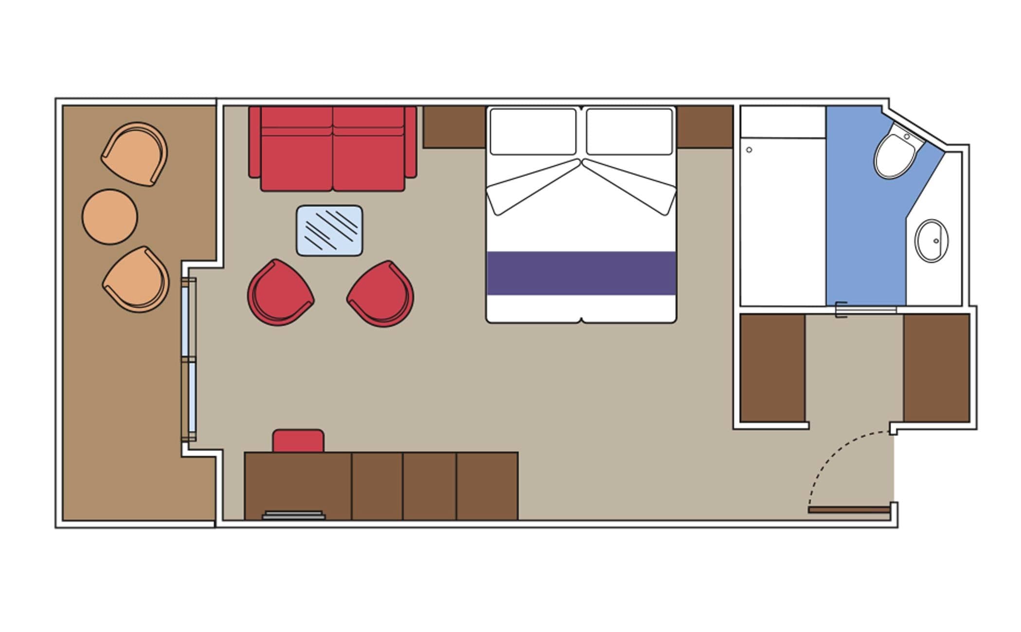 MSC Grandiosa Cabin: Yacht Club Deluxe Suite 13 2d MSC Grandiosa Cabin: Yacht Club Deluxe Suite 13 2d
