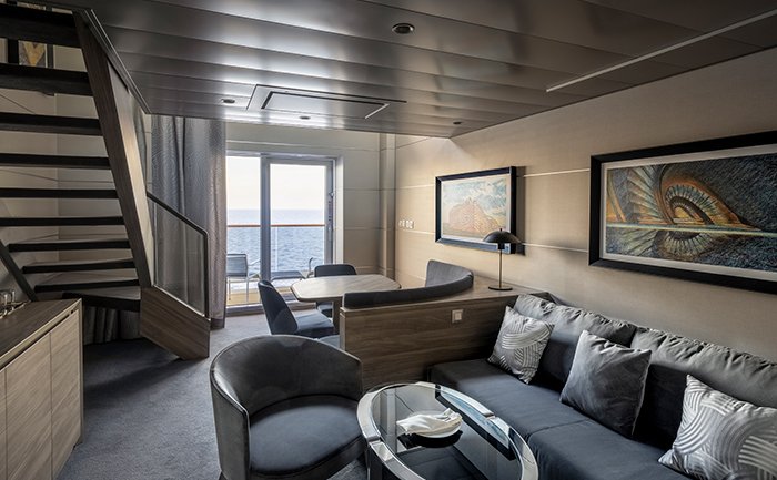 MSC WORLD EUROPA Yacht Club duplex suite
