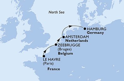 Frankrike, Belgia, Nederland, Tyskland