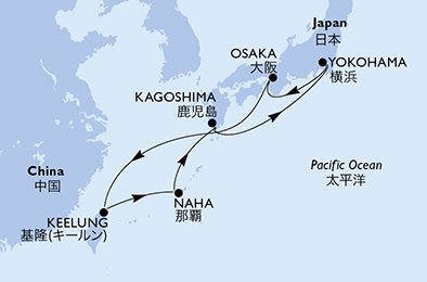 Japan, Taiwan