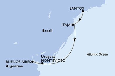 Brasil, Uruguay, Argentina