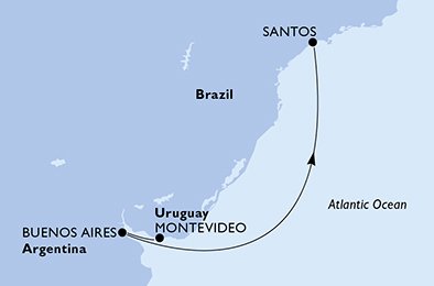 Uruguay, Argentina, Brasil
