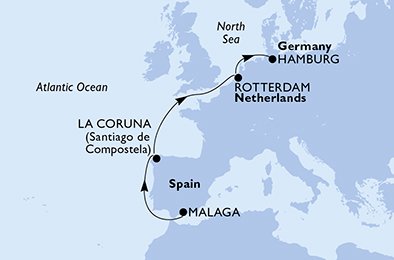 Spaina, Nederland, Tyskland