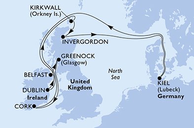 Tyskland, Ireland, Storbritannia