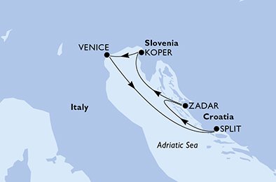 Italia, Kroatia, Slovenia